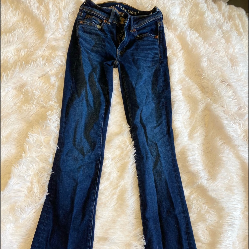 American Eagle Dark Wash Boot Cut Jeans